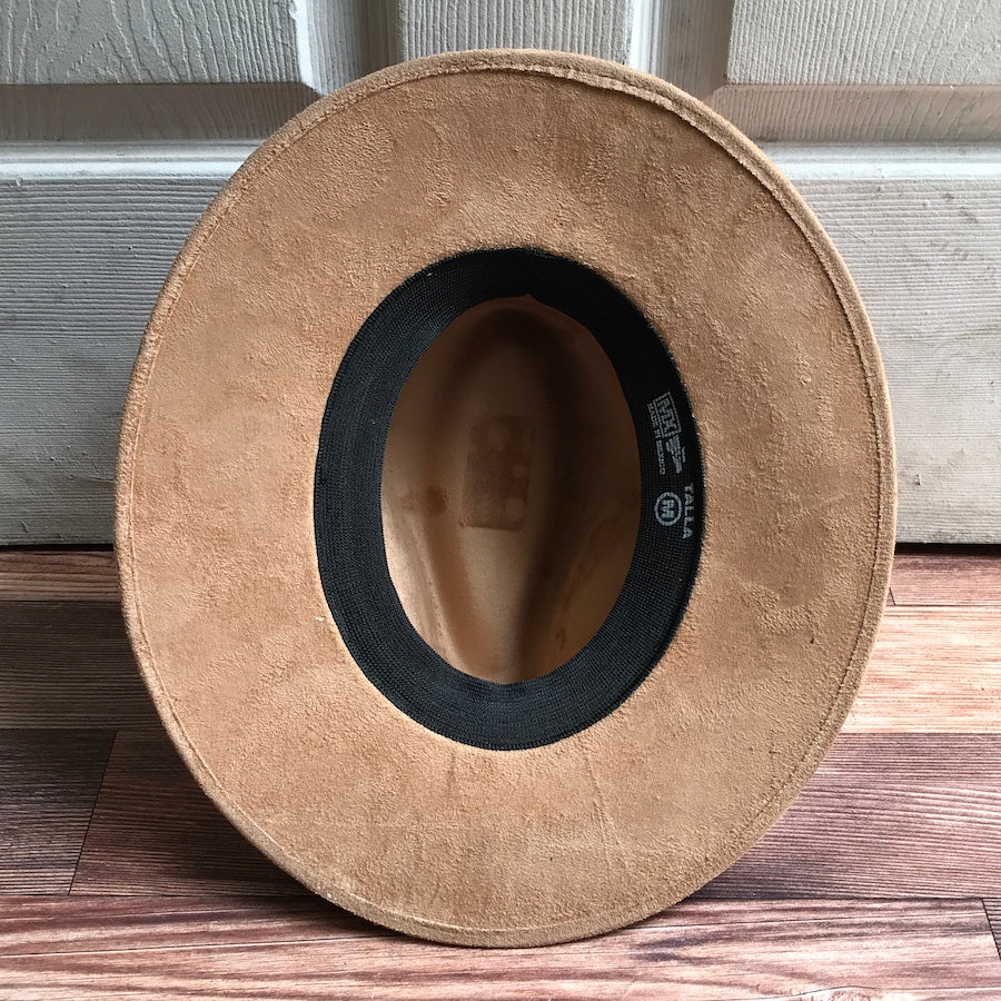 Flora's Embroidered Suede Hat ( M )