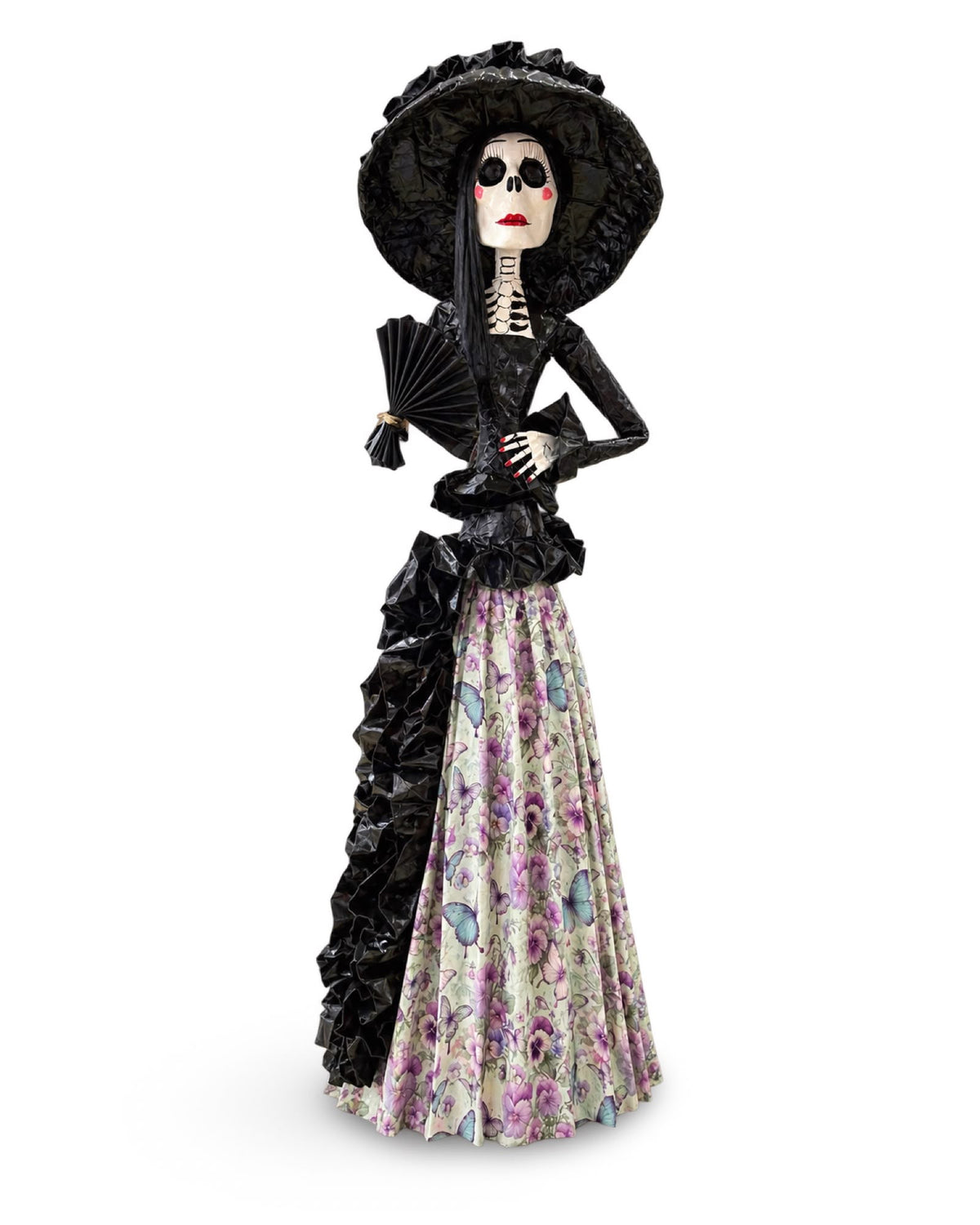 La Catrina Figurine Negro/Blanco (32")