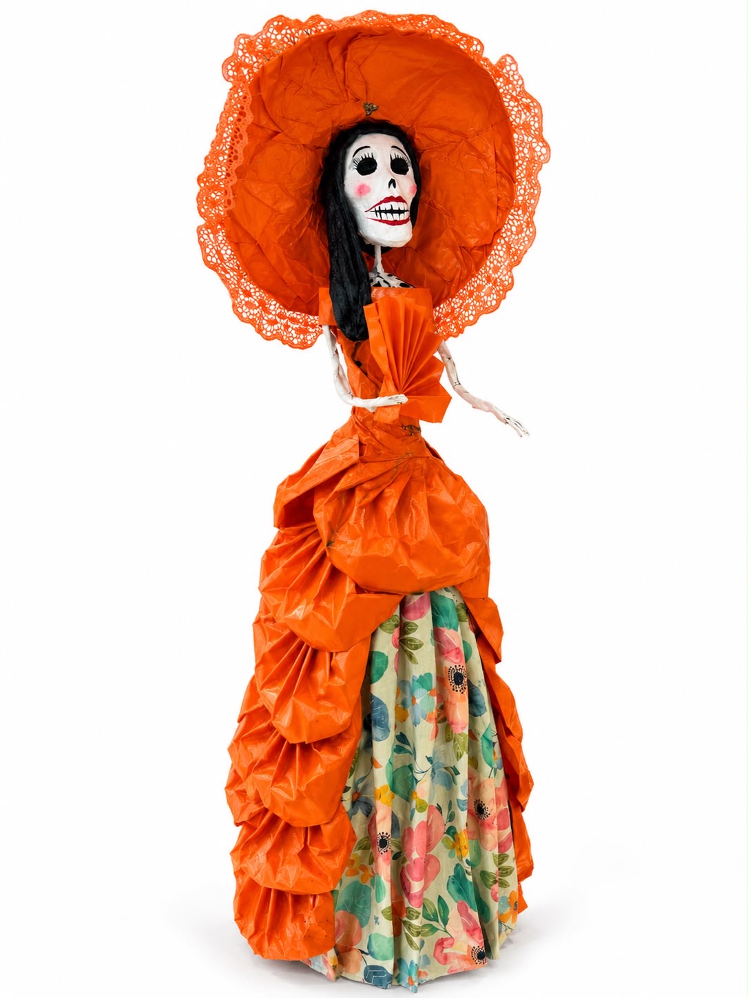 La Catrina Figurine Naranja (21")