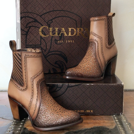 Cuadra Wmns Ankle Boots Maple Leather 3F94RS