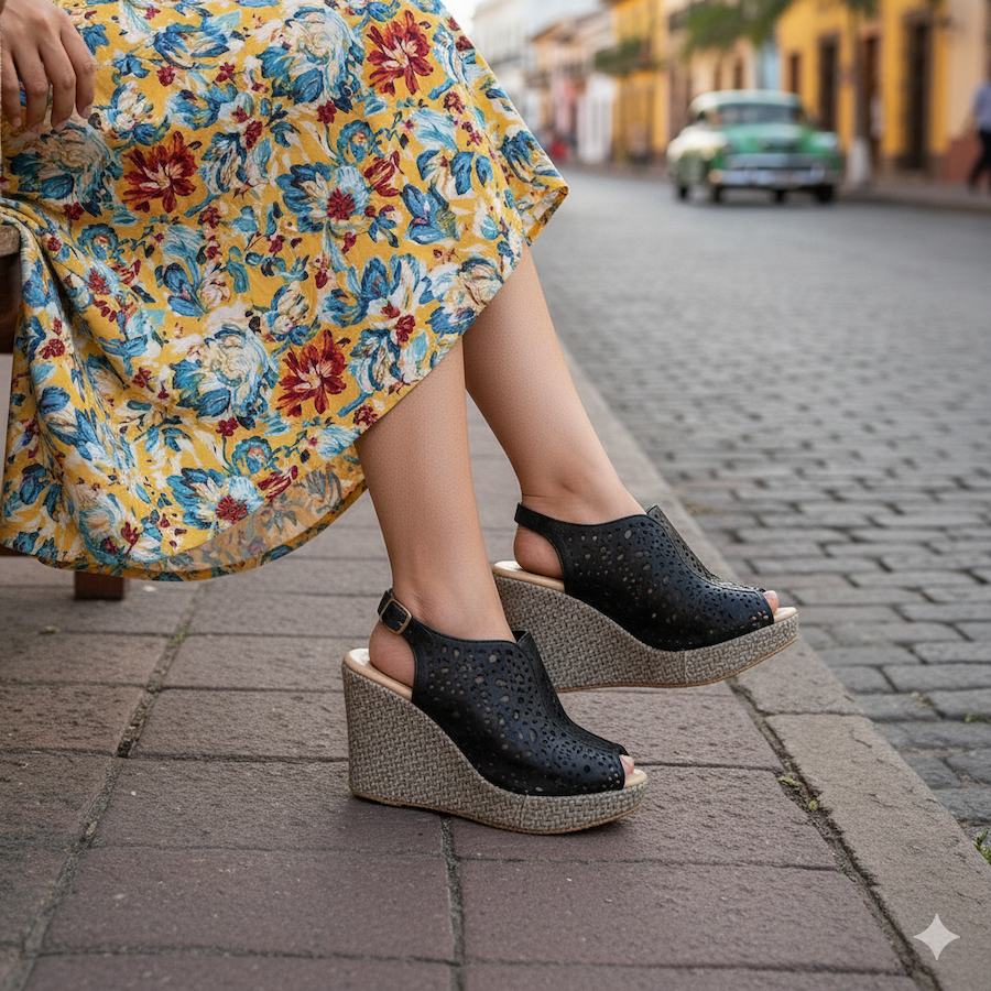 Aldy's Ankle Strap Wedges