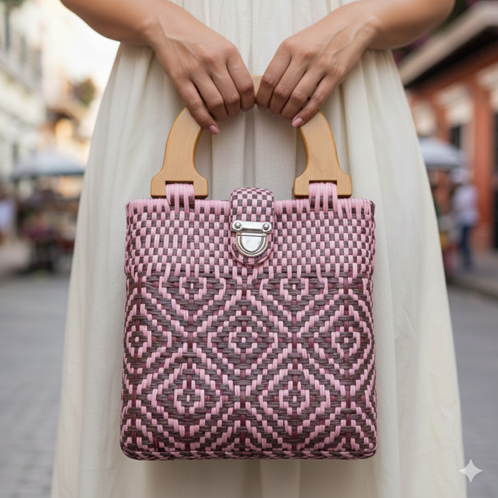 Mini Oaxaca Woven Tote Bag