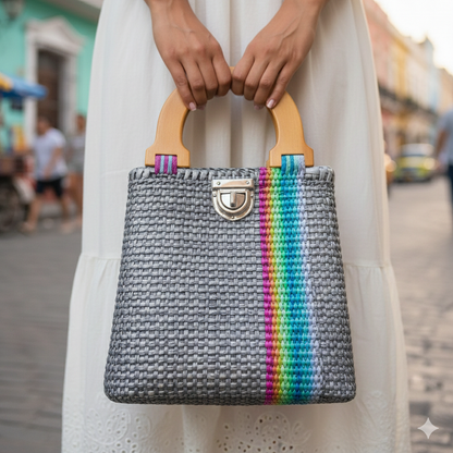 Mini Oaxaca Woven Tote Bag