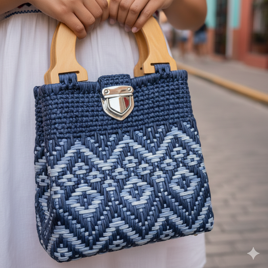 Mini Oaxaca Woven Tote Bag