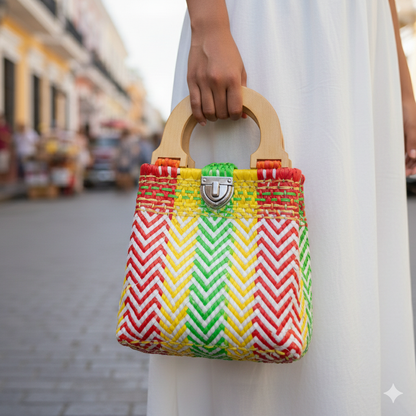 Mini Oaxaca Woven Tote Bag