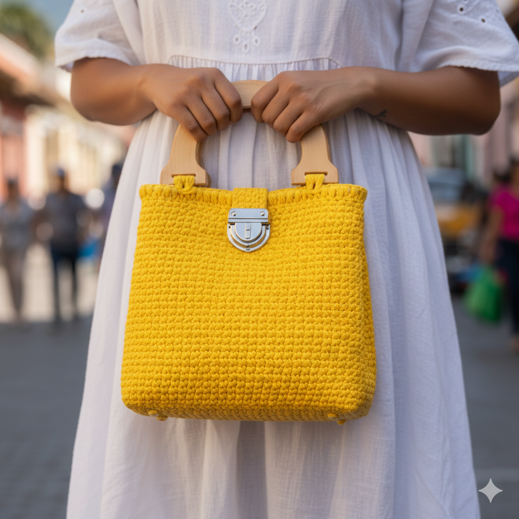 Mini Oaxaca Woven Tote Bag