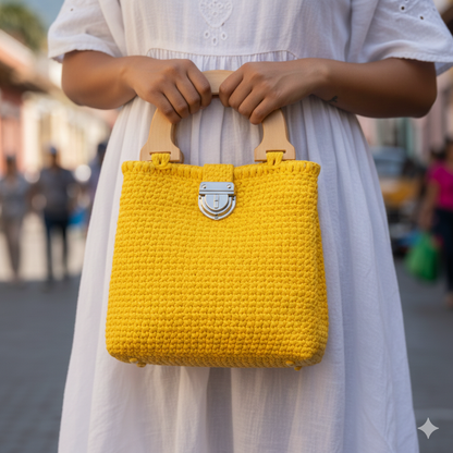 Mini Oaxaca Woven Tote Bag