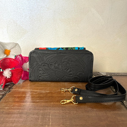 Dulce's Leather Clutch Wallet Bag