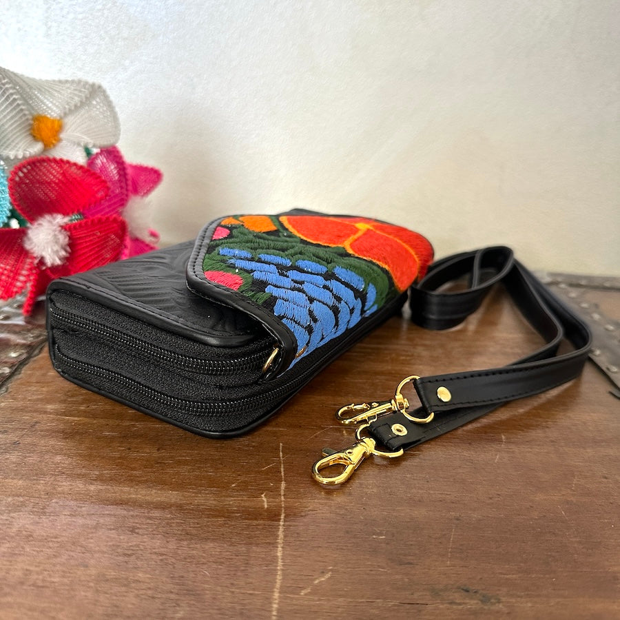 Dulce's Leather Clutch Wallet Bag