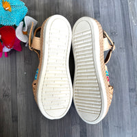 Arias Ankle Strap Low Platforms