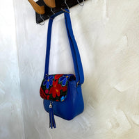 Letty's Leather Embroidered Shoulder Bag