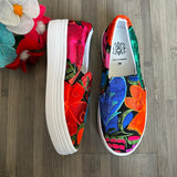 Embroidered Slip-On Sneakers ( US 9 )