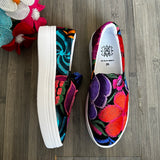 Embroidered Slip-On Sneakers ( US 9 )