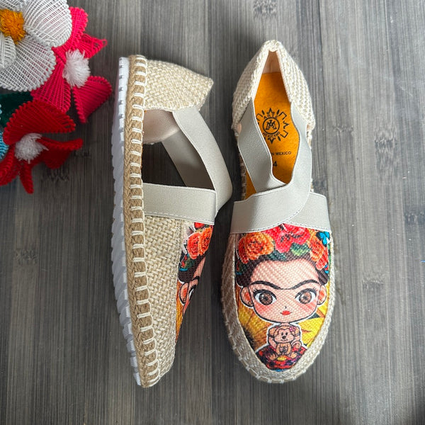 Bady Doll Frida Kahlo Flats ( US 7 )