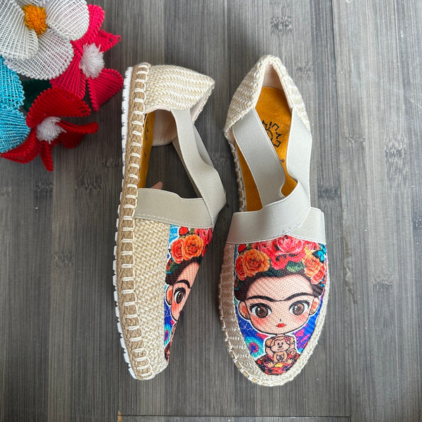 Baby Doll Frida Kahlo Flats ( US 8 )