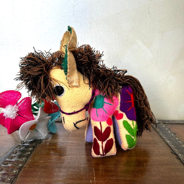 Embroidered Plush Donkey