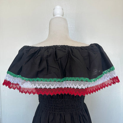 Viva Mexico Campesino Off-shoulder Dress ( M/L )