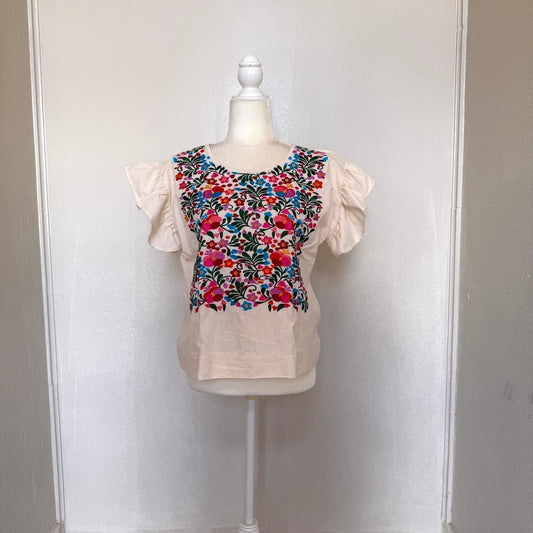 Lolita's Embroidered Crop Top (Size US L)