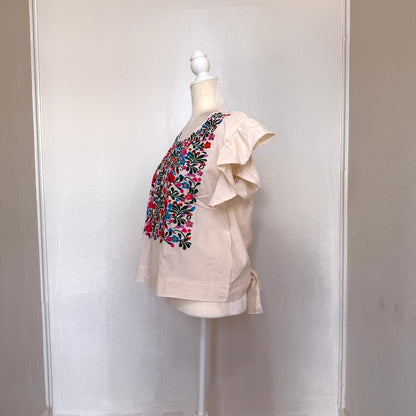Lolita's Embroidered Crop Top (Size US L)