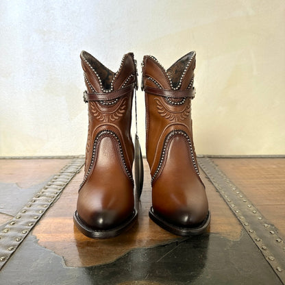 Cuadra Wmns Ankle Boots Biotin De Res Azteca Maple Leather 3F59RS