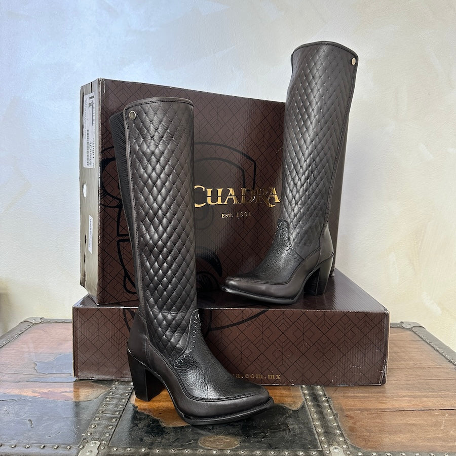 Cuadra Wmns Tall Boots Black Santana 3F85RS