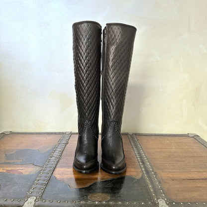 Cuadra Wmns Tall Boots Black Santana 3F85RS