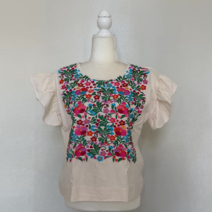 Lolita's Embroidered Crop Top (Size US L)