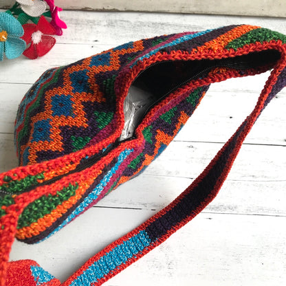 Artisan Crochet Crossbody Bag