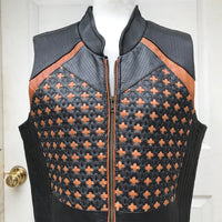 Wild Rider Mens Leather Vest ( M )
