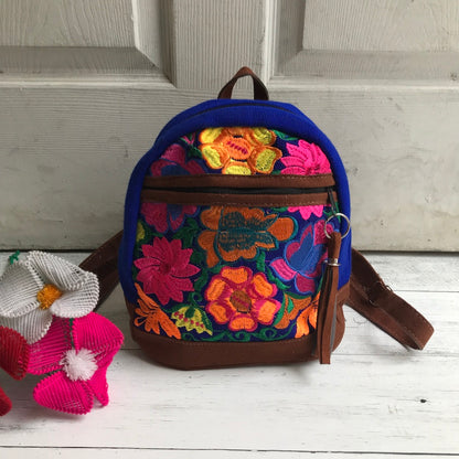 brocade floral mini backpack Mini Floral Embroidered Backpack – Lil Bit of Mexico Boutique