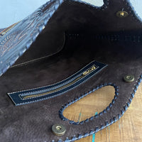 Santana's Leather Top-Handle Shoulder Bag