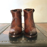 Cuadra Wmns Ankle Boots Satro Castano Chestnut Leather 3F58RS