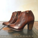 Cuadra Wmns Ankle Boots Satro Castano Chestnut Leather 3F58RS