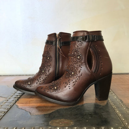 Cuadra Wmns Ankle Boots Azteca Maple Leather 3F92RS