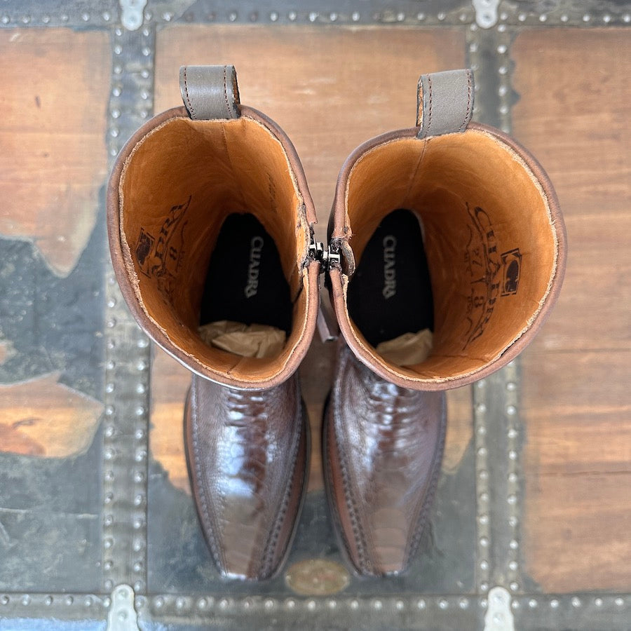 Cuadra Mens Genuine Ostrich Leather Boots 1J2KPT