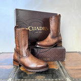 Cuadra Mens Handwoven Honey Leather Boots 4D05RS