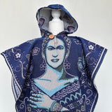 Frida Kahlo Hooded Poncho ( O/S )