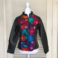Jazmin's Leather Embroidery Jacket ( XL )