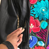 Jazmin's Leather Embroidery Jacket ( XL )