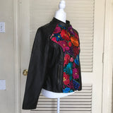 Jazmin's Leather Embroidery Jacket ( L )