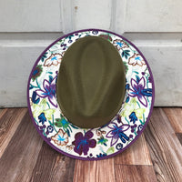 Flora's Canvas Suede Hat ( L )