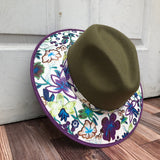Flora's Canvas Suede Hat ( L )