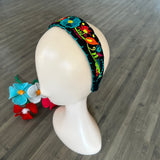 Floral Embroidered Headband