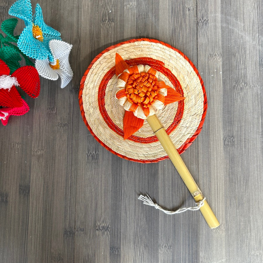 Fiesta Hand Woven Fan