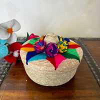 Fiesta Handwoven Tortilla Warmer Basket 2pc Set
