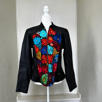 Jazmin's Leather Embroidery Jacket ( XL )