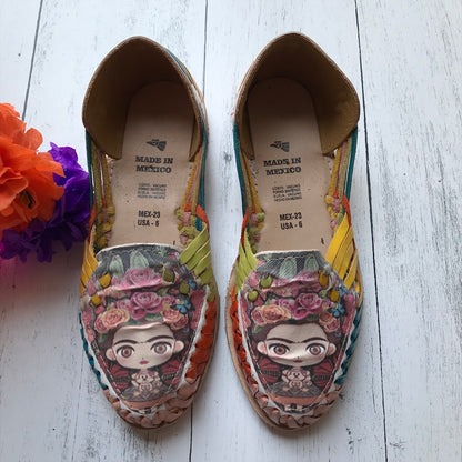 Frida Kahlo Slip-On Flats