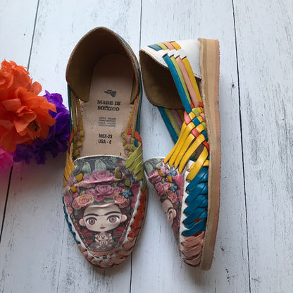 Frida Kahlo Slip-On Flats