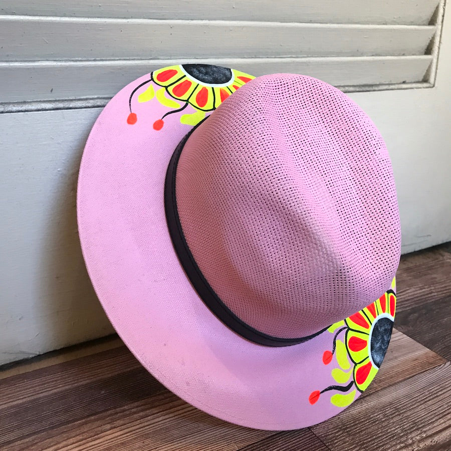 La Mariposa Hand Painted Hat ( M )