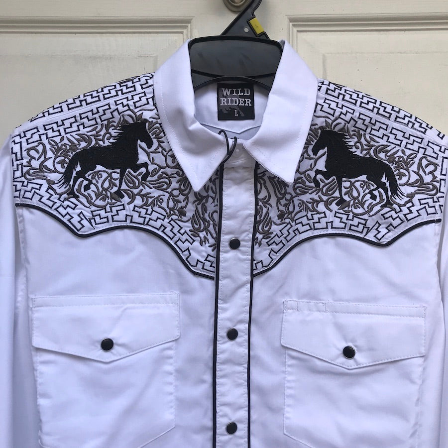 Wild Rider Mens Western Shirt